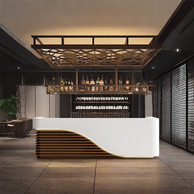 LKIWXAQ RECEPTION DESK Vintage Creative bar counter Wayfair